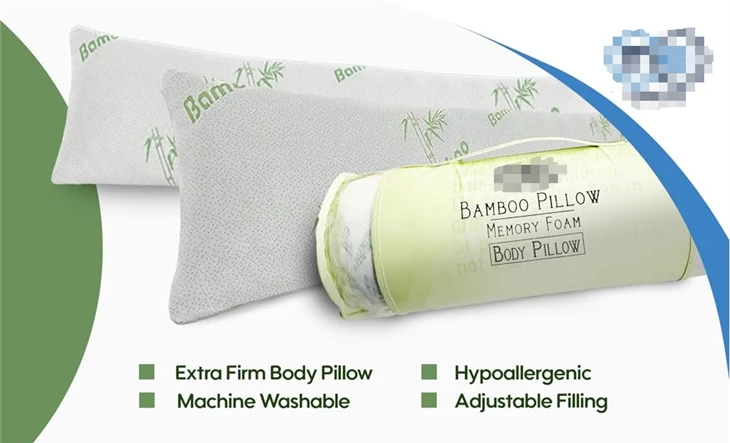 Bamboo Memory Foam Body Pillow Bamboo Memory Foam Body Pillow